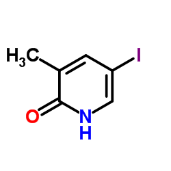 2-羟基-5-碘-3-甲基吡啶结构式