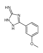 5-(3-甲氧基苯基)-4H-1,2,4-三唑-3-胺结构式