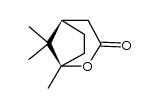 1,8,8-trimethyl-2-oxabicyclo[3.2.1]octan-3-one结构式