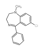 美达西泮结构式
