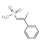 Benzene,[1-iodo-2-(methylsulfonyl)ethenyl]-, (E)- (9CI)结构式