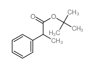 Benzeneacetic acid, a-methyl-, 1,1-dimethylethyl ester结构式