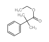 2-甲基-2-苯基丙酸乙酯结构式