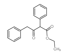 Benzenebutanoic acid, b-oxo-a-phenyl-, ethyl ester结构式