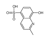 8-hydroxy-2-methylquinoline-5-sulfonic acid结构式