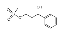 3-phenyl-3-hydroxypropylmethanesulfonate结构式