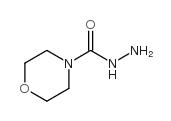 吗啉-4-甲酰肼结构式