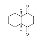 (+/-)-1,4,5,8,9,10-trans-hexahydronaphthalene-1,4-dione结构式