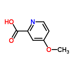 4-甲氧基吡啶-2-甲酸结构式