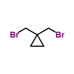 1,1-双(溴甲基)环丙烷结构式