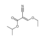 propan-2-yl 2-cyano-3-ethoxyprop-2-enoate结构式