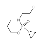 2-aziridin-1-yl-3-(2-chloroethyl)-1-oxa-3-aza-2$l^C7H14ClN2O2P-phosphacyclohexane 2-oxide结构式