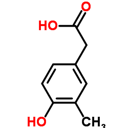 4-羟基-3-甲基苯乙酸结构式