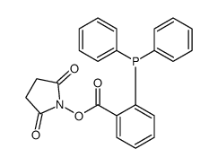 (2,5-dioxopyrrolidin-1-yl) 2-diphenylphosphanylbenzoate结构式
