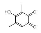 4-hydroxy-3,5-dimethylcyclohexa-3,5-diene-1,2-dione结构式