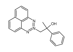 2-(2-hydroxy-2-phenylpropyl)naphtho[1,8-de][1,2,3]triazin-2-ium-1-ide结构式