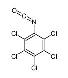 1,2,3,4,5-pentachloro-6-isocyanatobenzene结构式