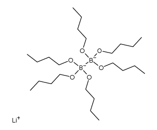 hexakis-(butan-1-olato-O)-diborate(B-B)(2-), dilithium salt结构式