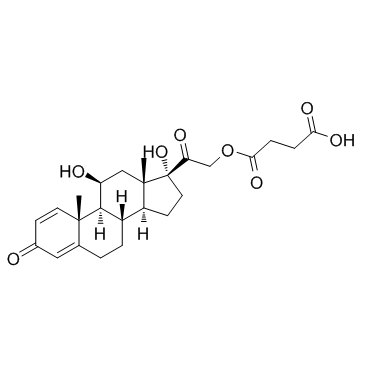 泼尼松龙半琥珀酸酯结构式
