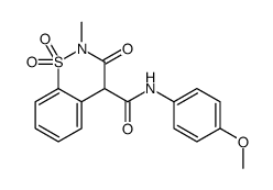 N-(4-Methoxyphenyl)-2-methyl-3-oxo-3,4-dihydro-2H-1,2-benzothiazi ne-4-carboxamide 1,1-dioxide结构式