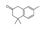 4,4,7-trimethyl-1,3-dihydronaphthalen-2-one结构式