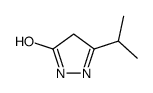 3-propan-2-yl-1,4-dihydropyrazol-5-one结构式