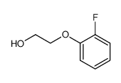2-(O-fluorophenoxy)-ethanol结构式