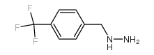 (4-三氟甲基苄基)-肼结构式