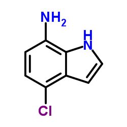7-氨基-4-氯吲哚结构式