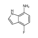 (9ci)-4-氟-1H-吲哚-7-胺结构式