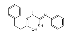 1-phenyl-3-(3-phenylpropanoylamino)thiourea结构式
