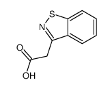 1,2-benzisothiazole-3-acetic acid结构式