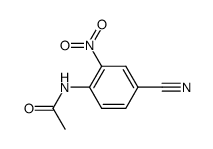 N1-(4-CYANO-2-NITROPHENYL)ACETAMIDE结构式