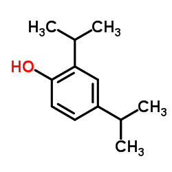 2,4-二异丙基苯酚结构式