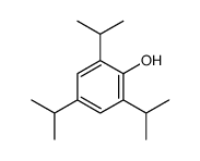 2,4,6-tri(propan-2-yl)phenol结构式