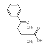 Benzenepentanoic acid, a,a-dimethyl-d-oxo-结构式