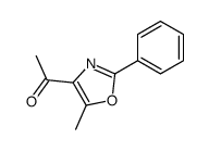 1-(5-methyl-2-phenyl-1,3-oxazol-4-yl)ethanone结构式