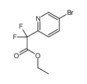 ETHYL2-(5-BROMOPYRIDIN-2-YL)-2,2-DIFLUOROACETATE结构式
