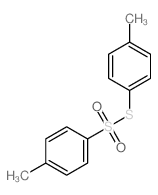 4-甲基苯硫代磺酸 S-(4-甲基苯基)酯结构式
