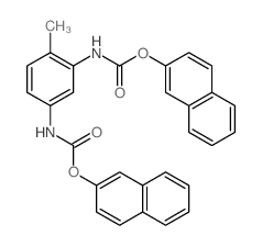 Toluene-2,4-dicarbamicacid, di-2-naphthyl ester (8CI)结构式