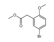 2-(5-溴-2-甲氧基苯基)乙酸甲酯结构式