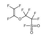 1,1,2,2-tetrafluoro-2-(1,2,2-trifluoroethenoxy)ethanesulfonyl fluoride结构式