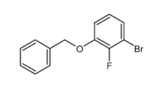 1-(benzyloxy)-3-bromo-2-fluorobenzene结构式