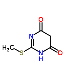 4,6-二羟基-2-甲硫基嘧啶结构式