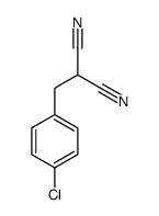 2-[(4-chlorophenyl)methyl]propanedinitrile结构式