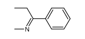 N-(α-ethylbenzylidene)methylamine结构式