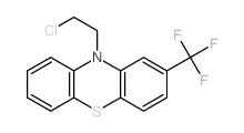 10H-Phenothiazine,10-(2-chloroethyl)-2-(trifluoromethyl)-结构式