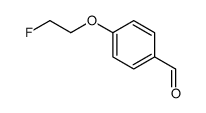 4-(2-FLUOROETHOXY)-BENZALDEHYDE结构式