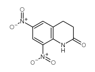 6,8-二硝基-3,4-二氢-2(1H)-喹啉酮结构式