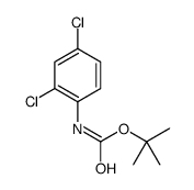 tert-butyl N-(2,4-dichlorophenyl)carbamate结构式